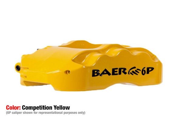 14" Rear Extreme+ Brake System with Park Brake - Comptetition Yellow